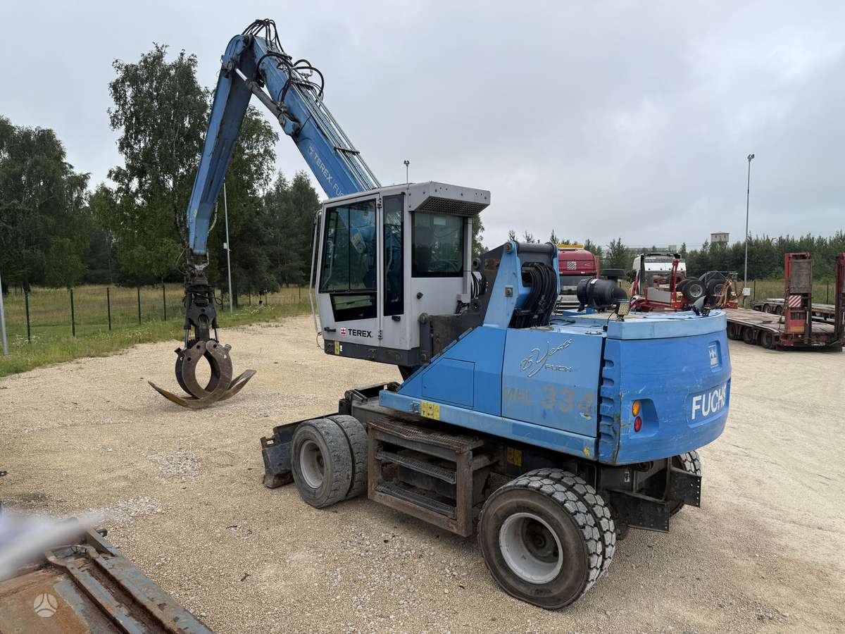 Terex FUCHS MHL334, excavator loader