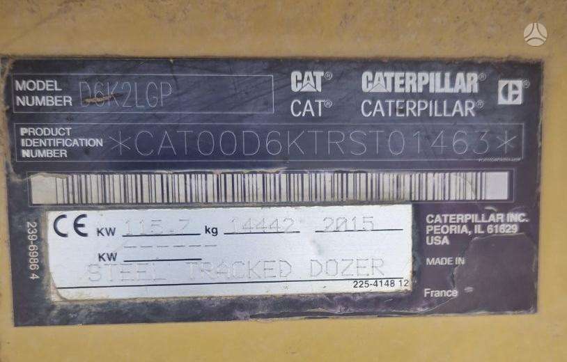 Caterpillar D6K 2 LGP 3D Trimble, bulldozer