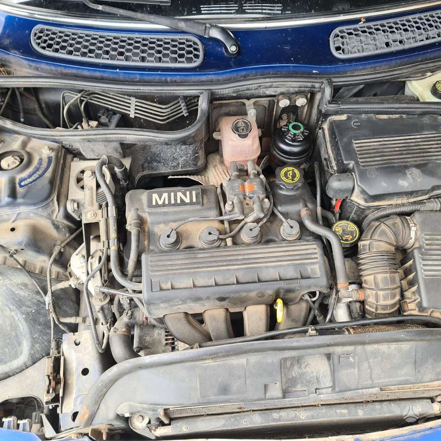 Mini Cooper dalimis. Europa dalimis