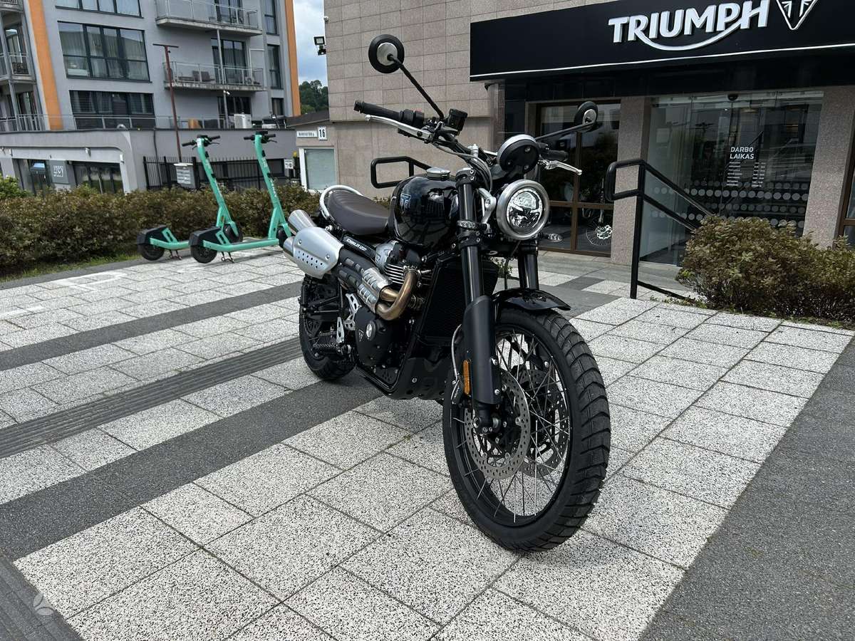 Triumph Scrambler 1200cc, street / classic