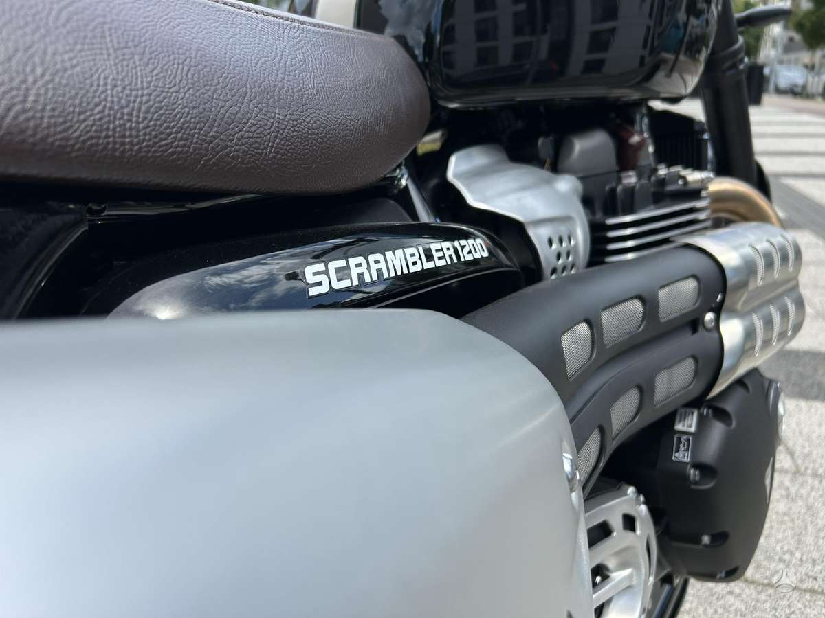 Triumph Scrambler 1200cc, street / classic