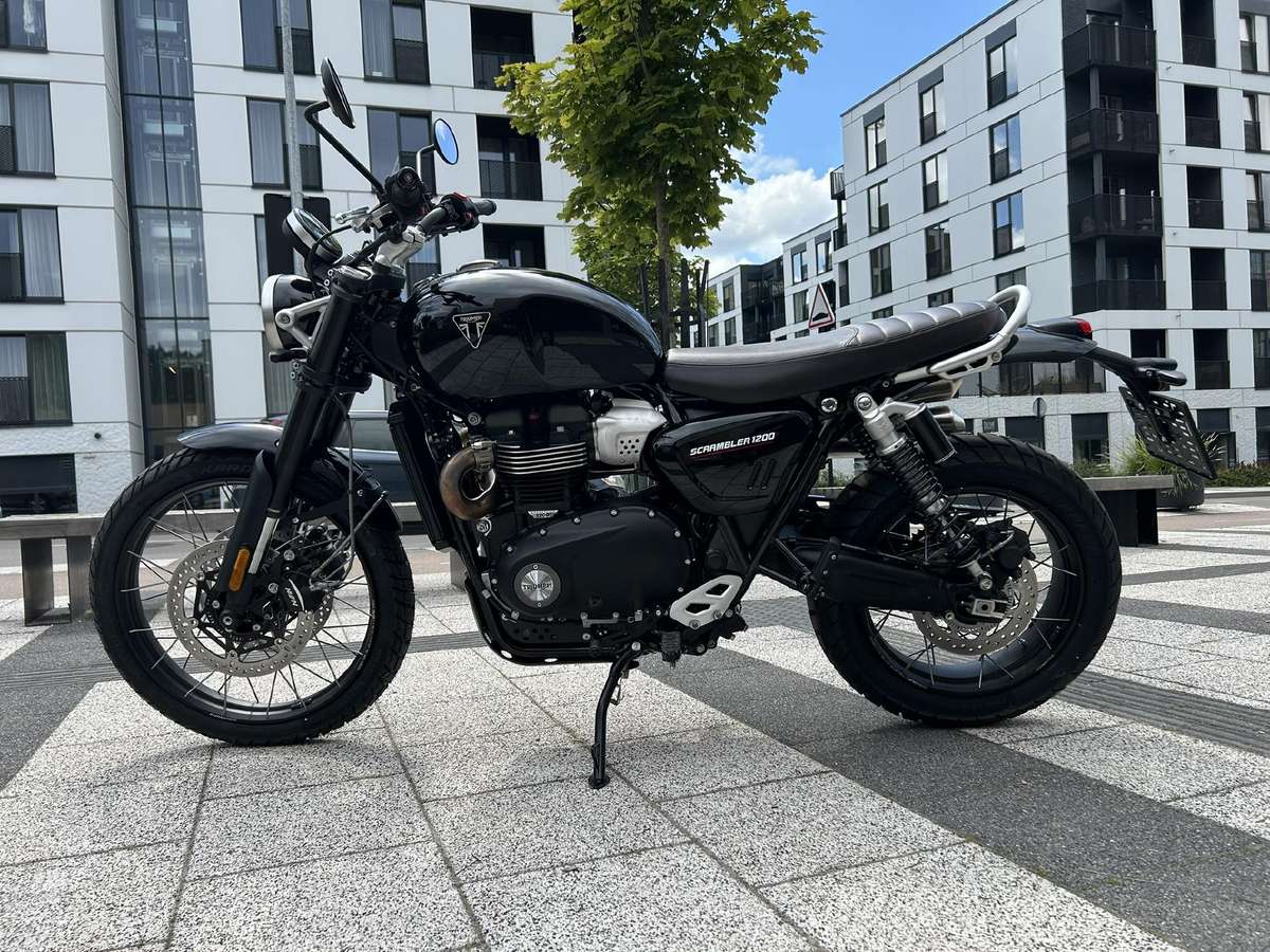 Triumph Scrambler 1200cc, street / classic