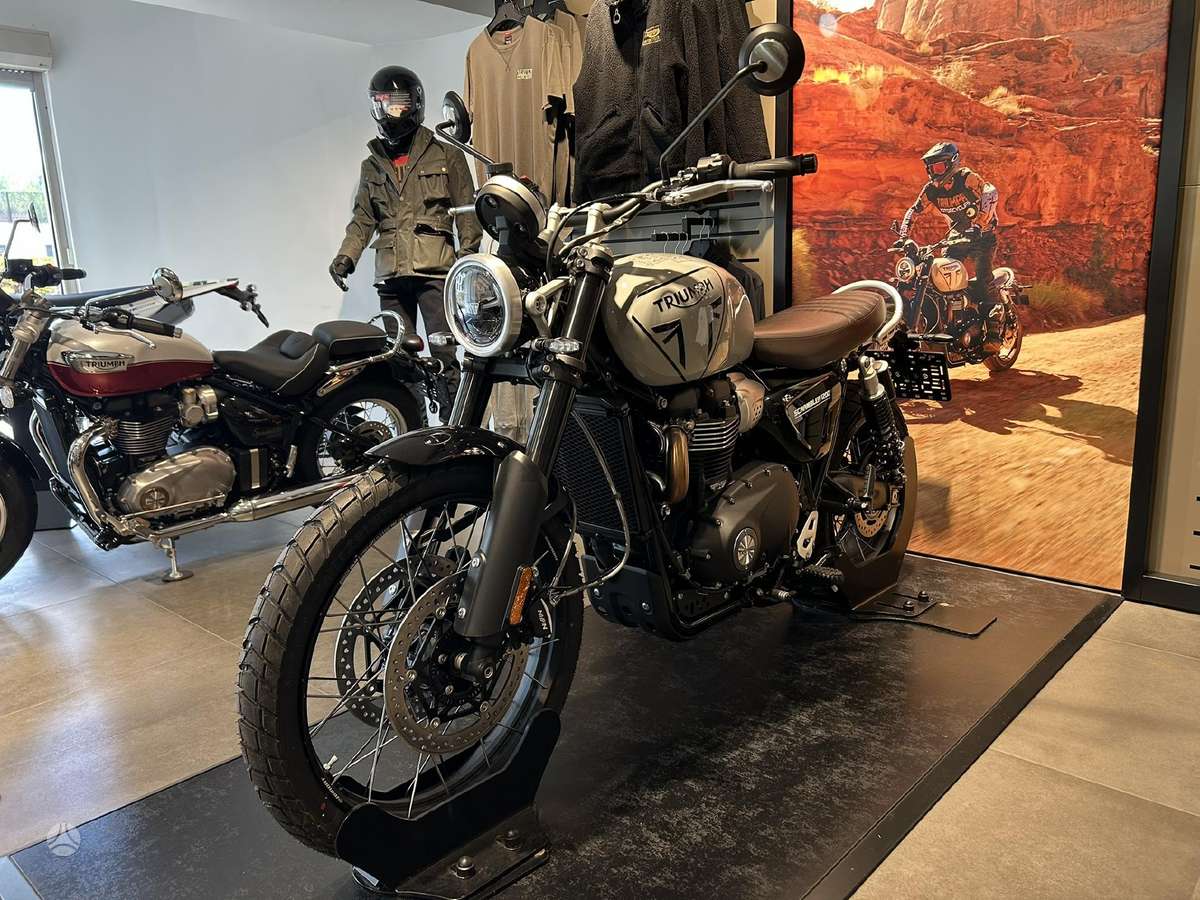 Triumph Scrambler 1200cc, street / classic