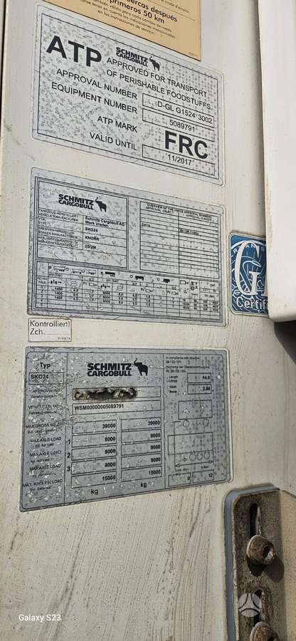 Schmitz, рефрижераторы
