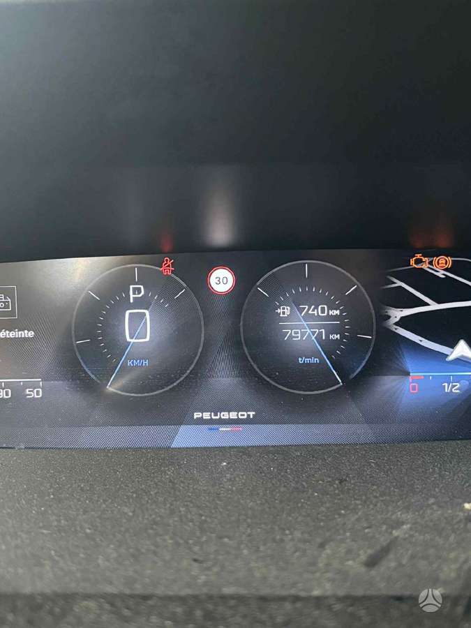 Peugeot 308 dalimis. Europa