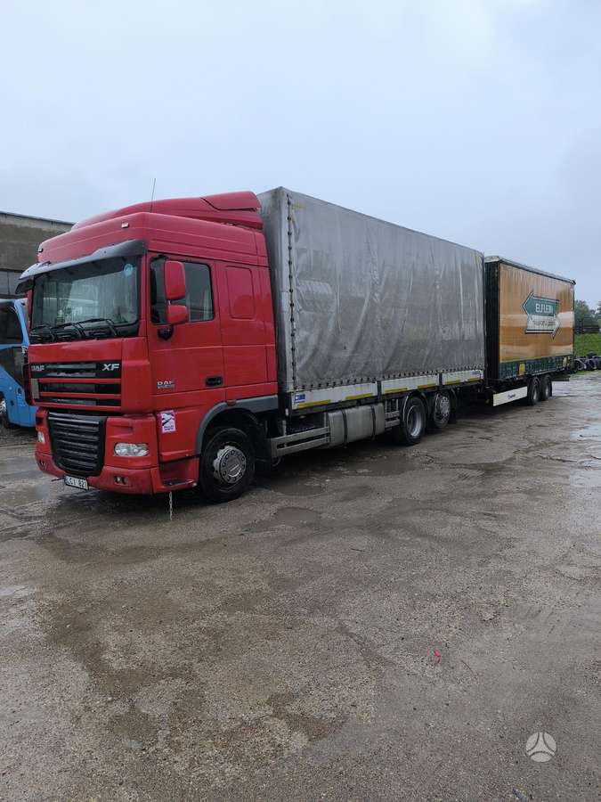 DAF FAR XF 460, бортовые с шторами