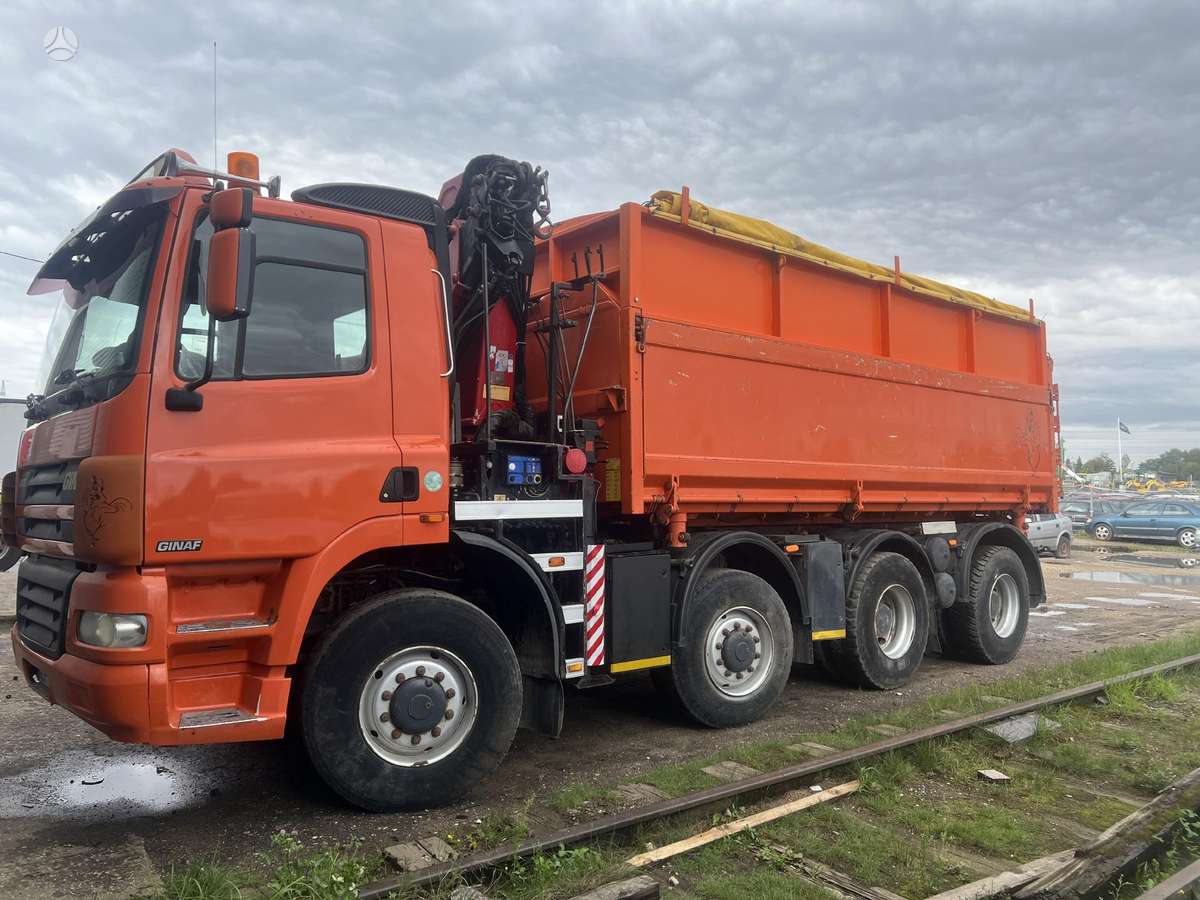 DAF Ginaf X4243TS, dumpers with crane