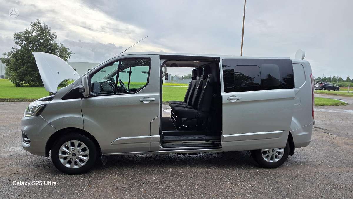 Ford Transit Custom dalimis. Nedidelė rida