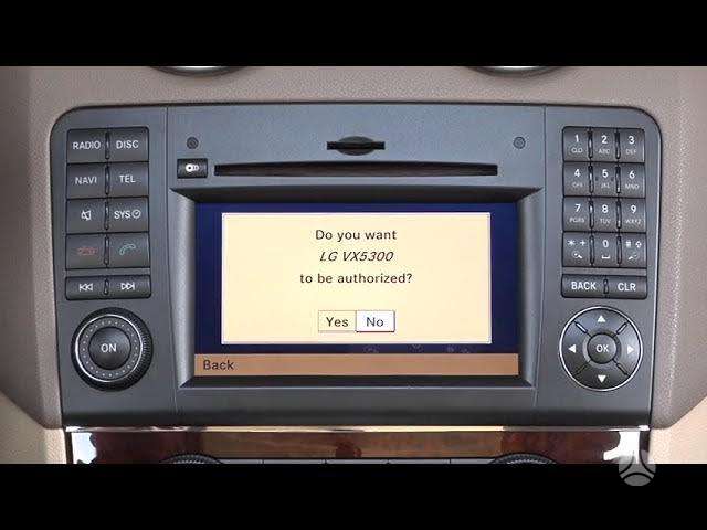 Mercedes-Benz Ml/Gl, multimedia and navigation