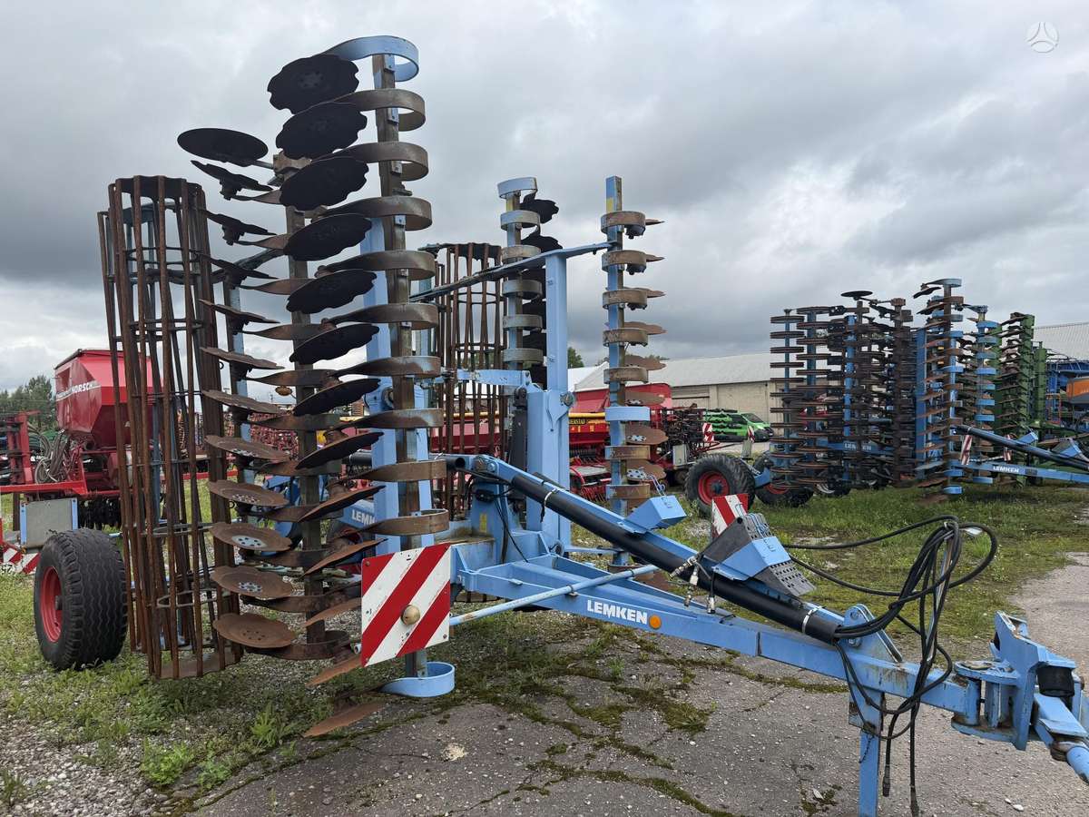 Lemken Heliodor 8/600, скребки, скрубберы