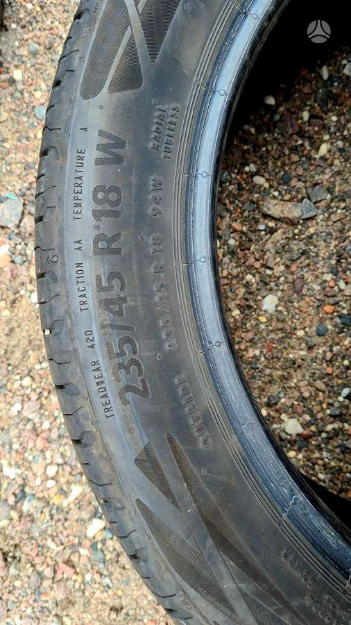 Continental, summer 235/45 R18