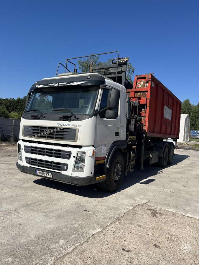Volvo FM12, dumpers with crane