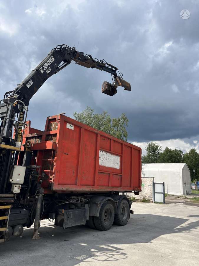 Volvo FM12, самосвалы с краном