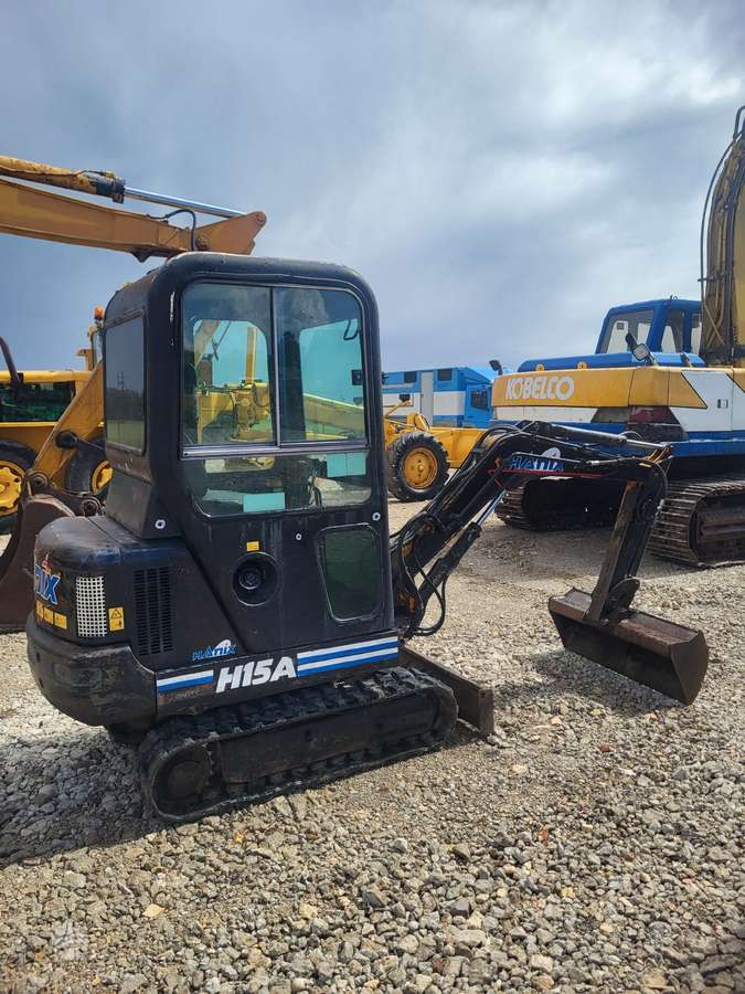 Hanix H15A, mini ekskavatoriai