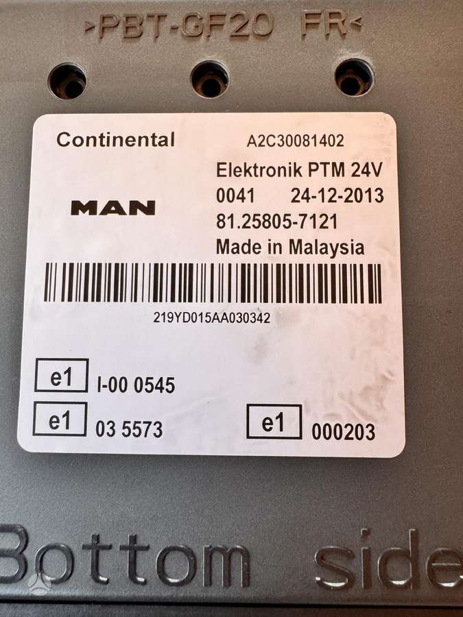 MAN TGX , 81.25805-7121, trucks
