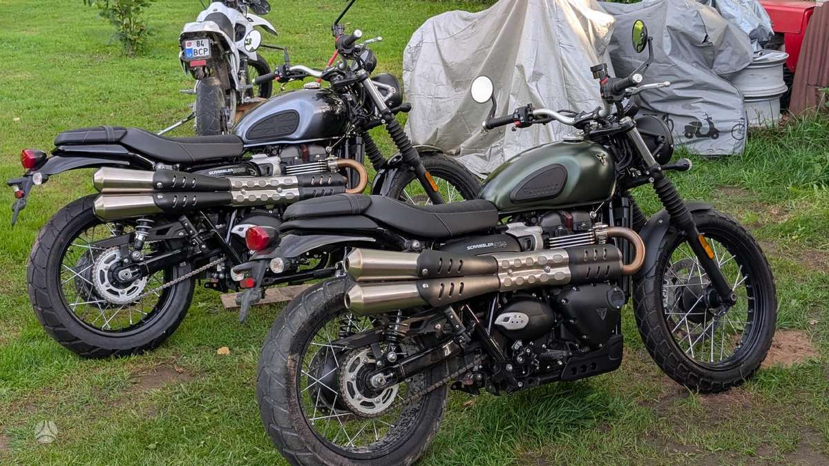 Triumph Scrambler 900cc, street / classic