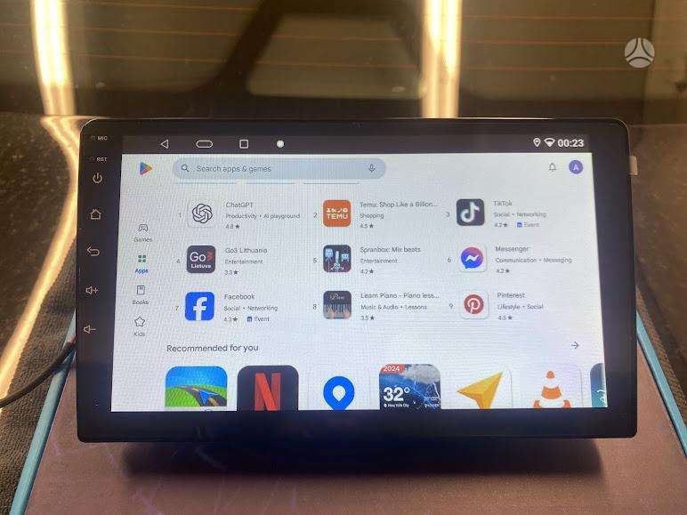-Kita- CarPlay ANDROID 9 coliu +Kamera dovanu 100e, multimedia