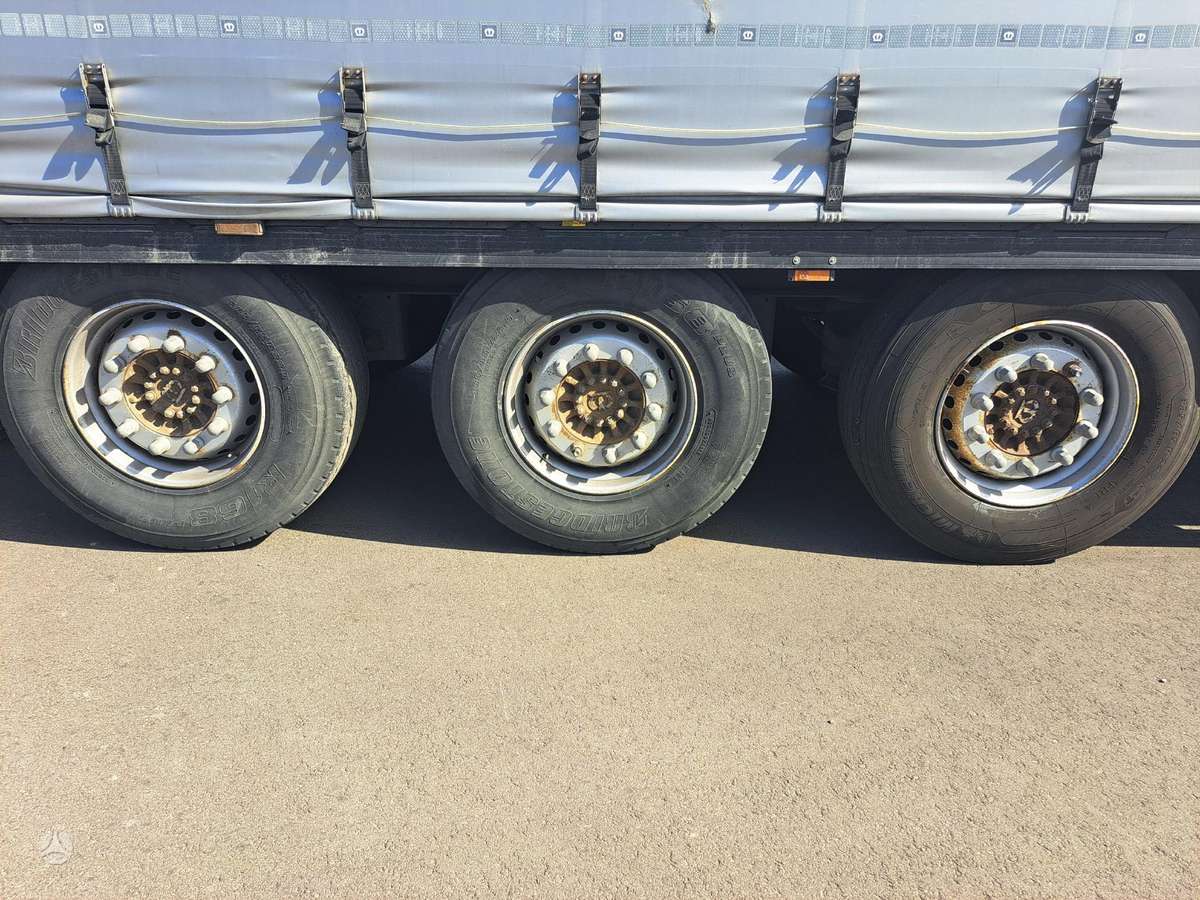 Krone SDP lifting axle, užuolaidinės / tentinės