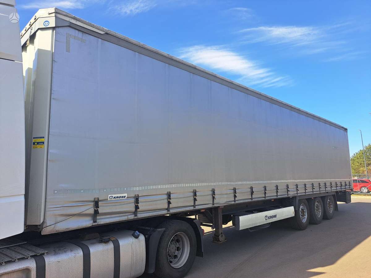 Krone SDP lifting axle, užuolaidinės / tentinės