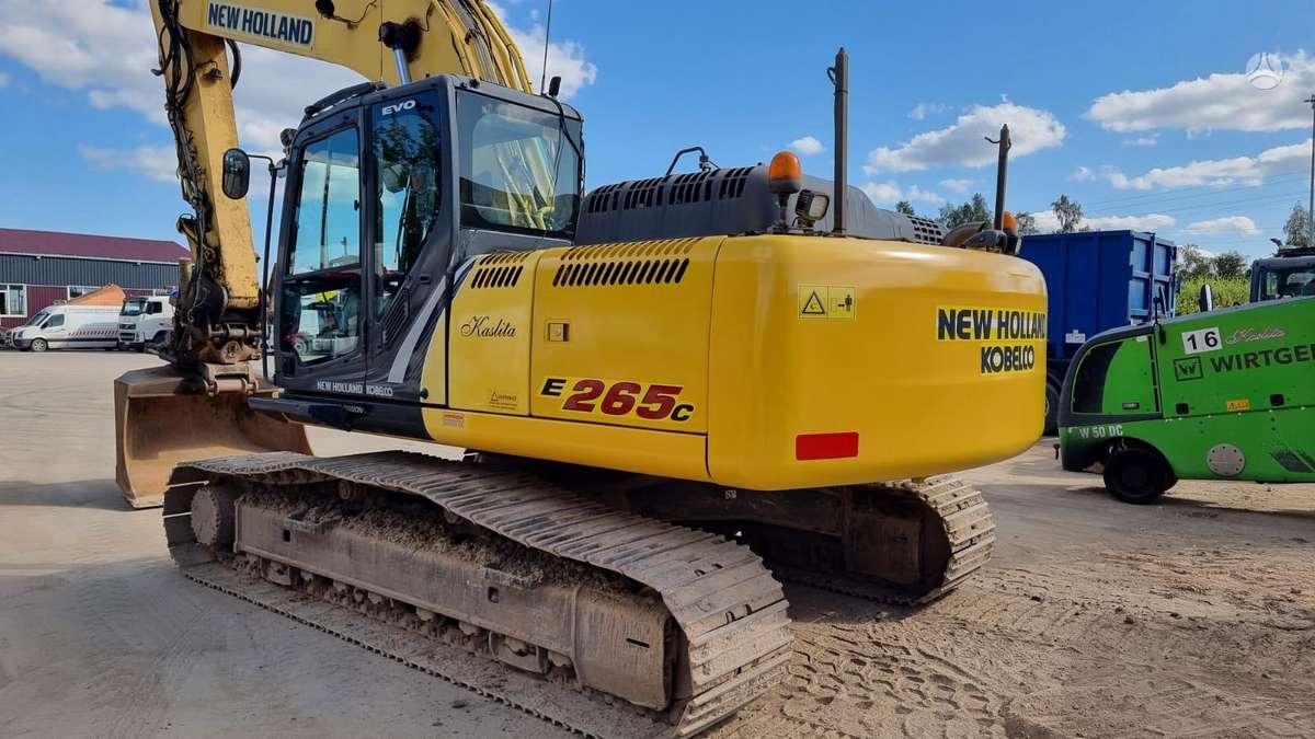 New Holland E 265 C Rototilt, ekskavatori