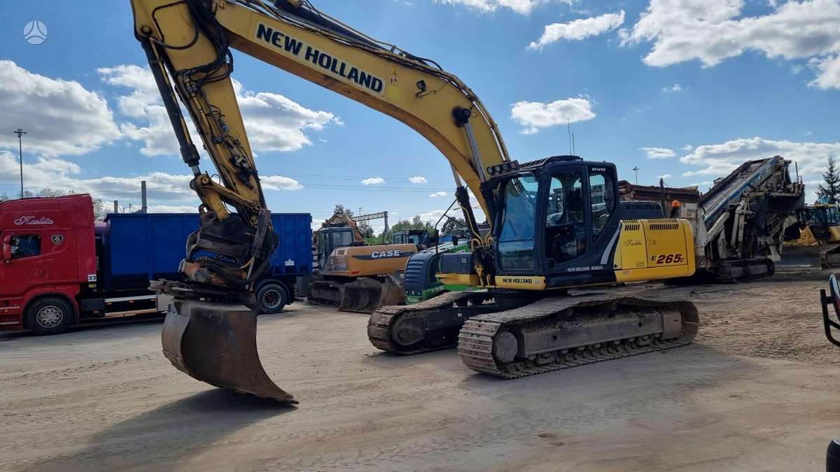 New Holland E 265 C Rototilt, ekskavatori