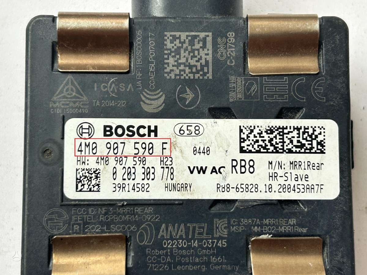 Audi A4, 4M0907590F, Cen27870