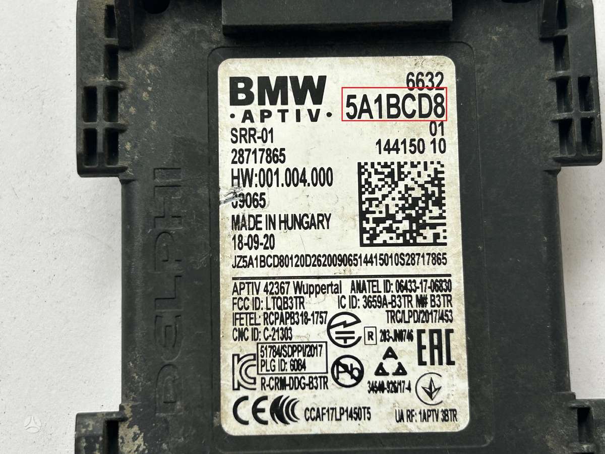 BMW 5 serija, 5A1BCD8, Cen27879