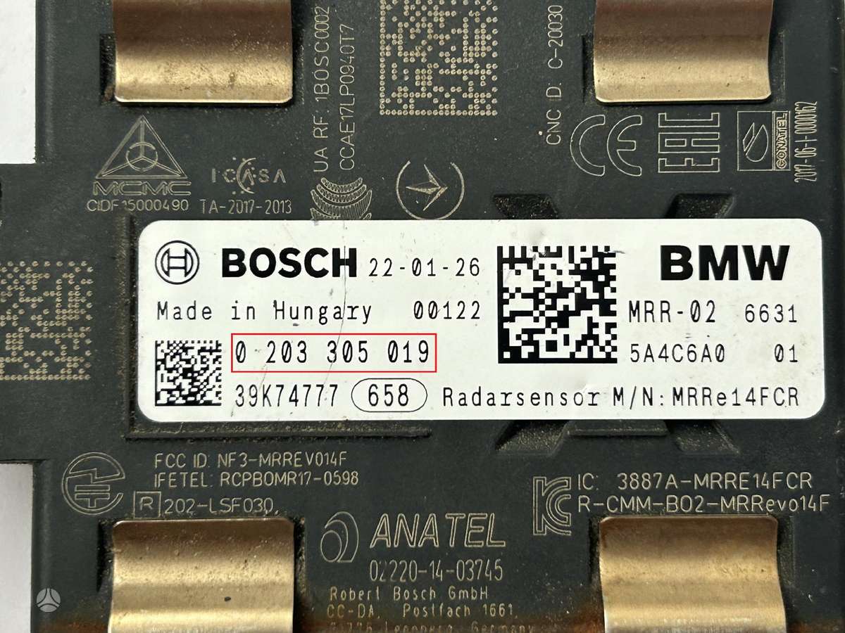 BMW X7, 0203305019, Cen27885