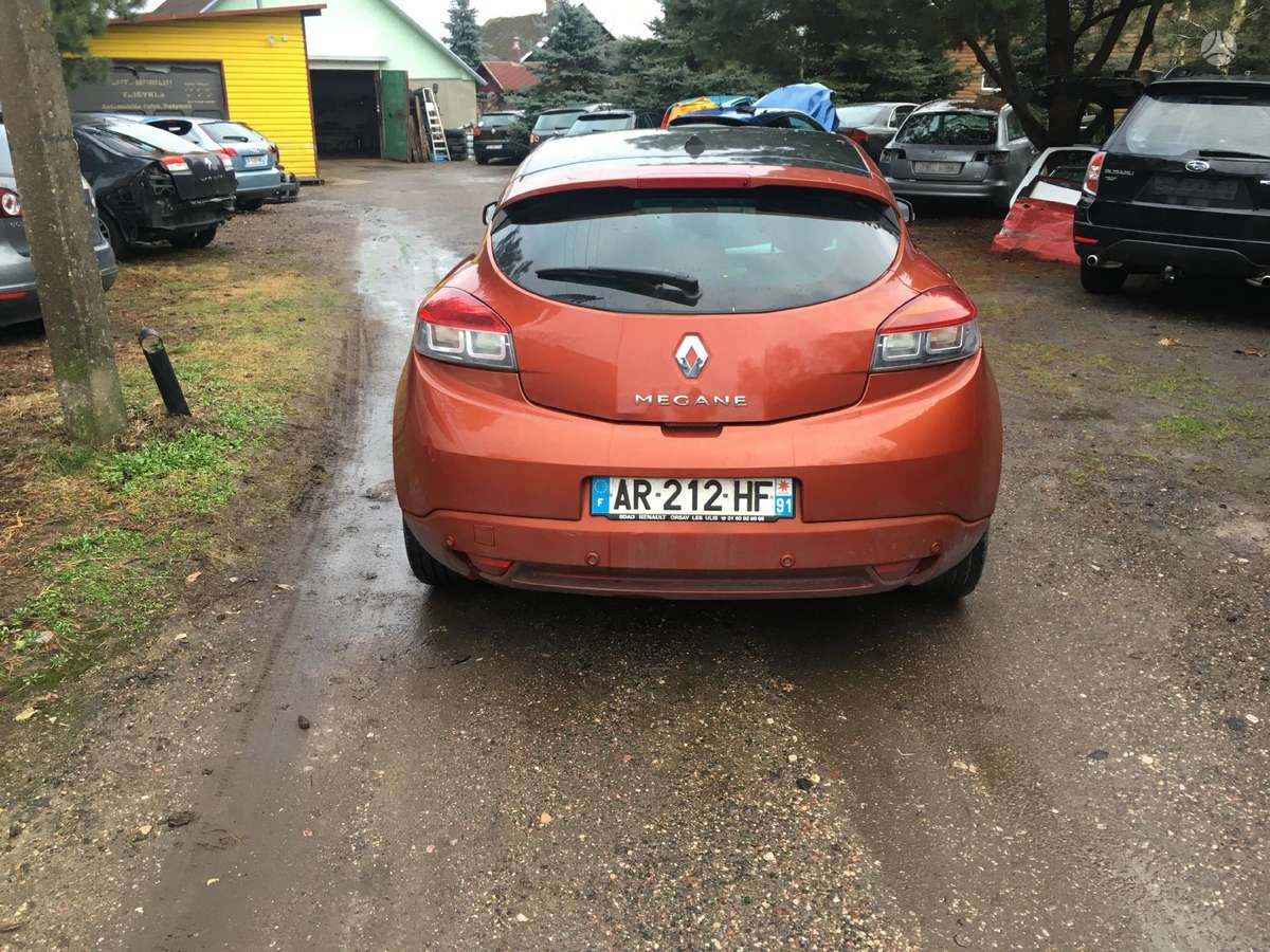 Renault Megane, Kebulo dalys, детали кузова