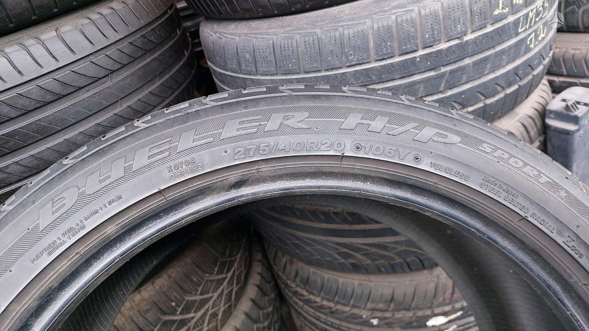 Pirelli , Bridgestone, Nokian, summer 275/40 R20