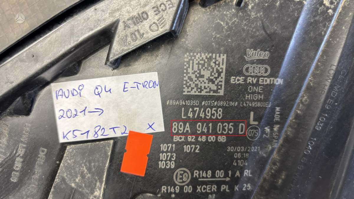Audi Q4 e-tron, 89A941035D, Cen28142