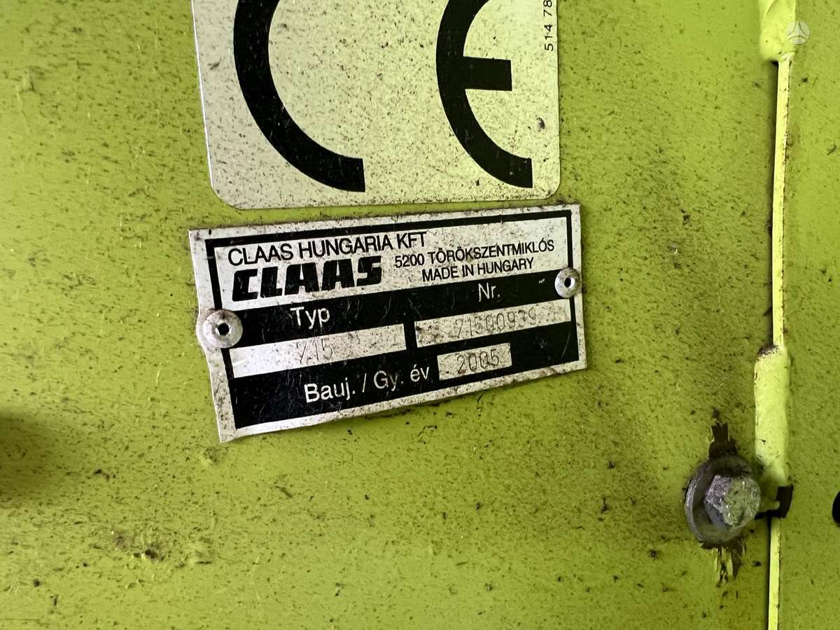 Claas C660, grūdų tvarkymo technika