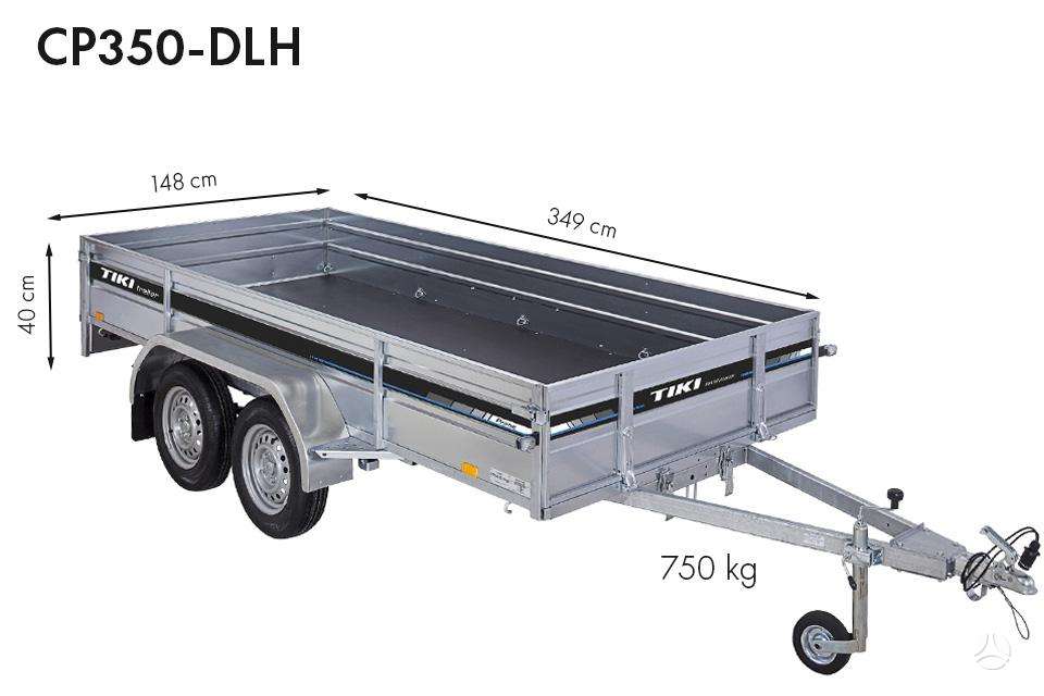 Tiki Treiler CP serija, passenger car trailers