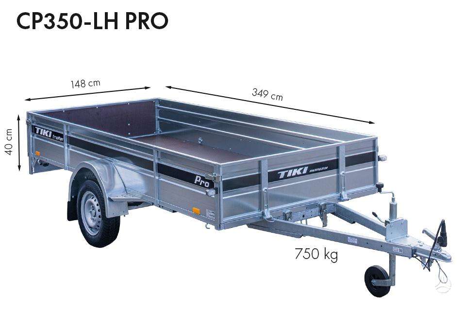 Tiki Treiler CP serija, passenger car trailers