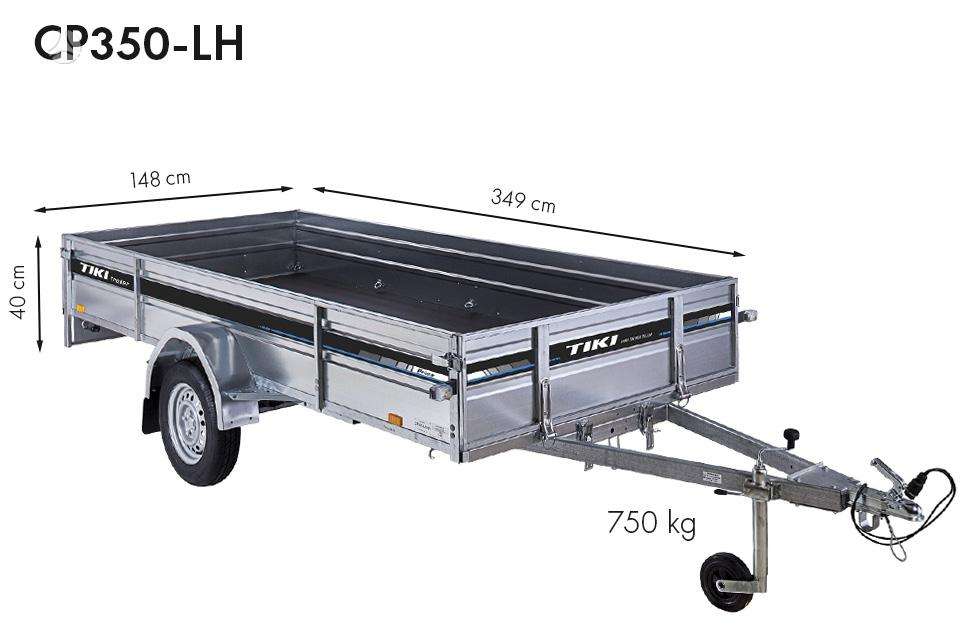 Tiki Treiler CP serija, passenger car trailers