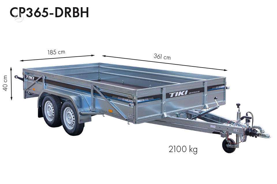 Tiki Treiler CP serija, passenger car trailers