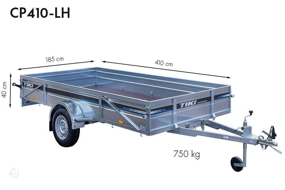 Tiki Treiler CP serija, passenger car trailers