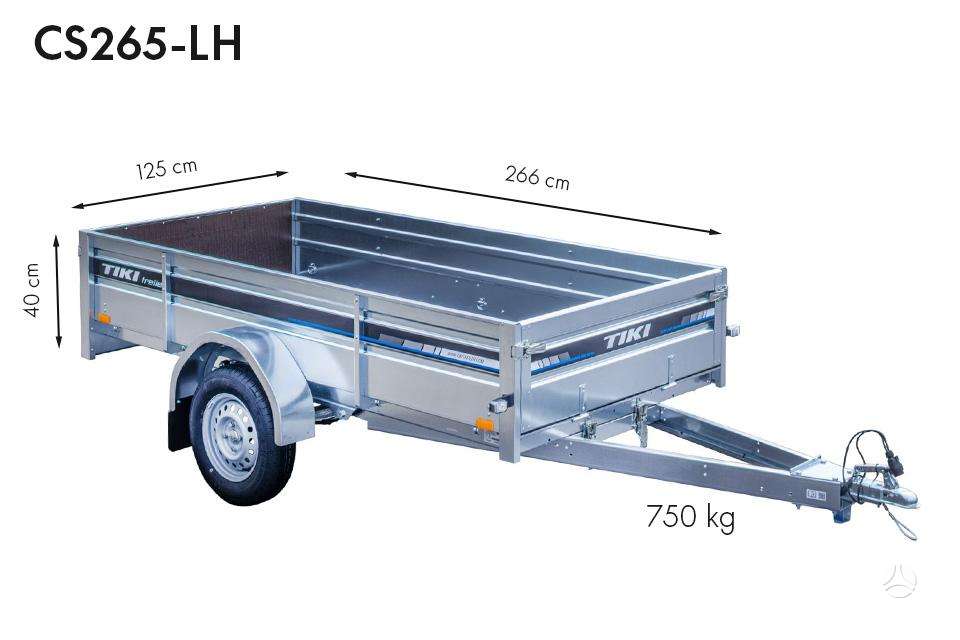Tiki Treiler CS serija, passenger car trailers
