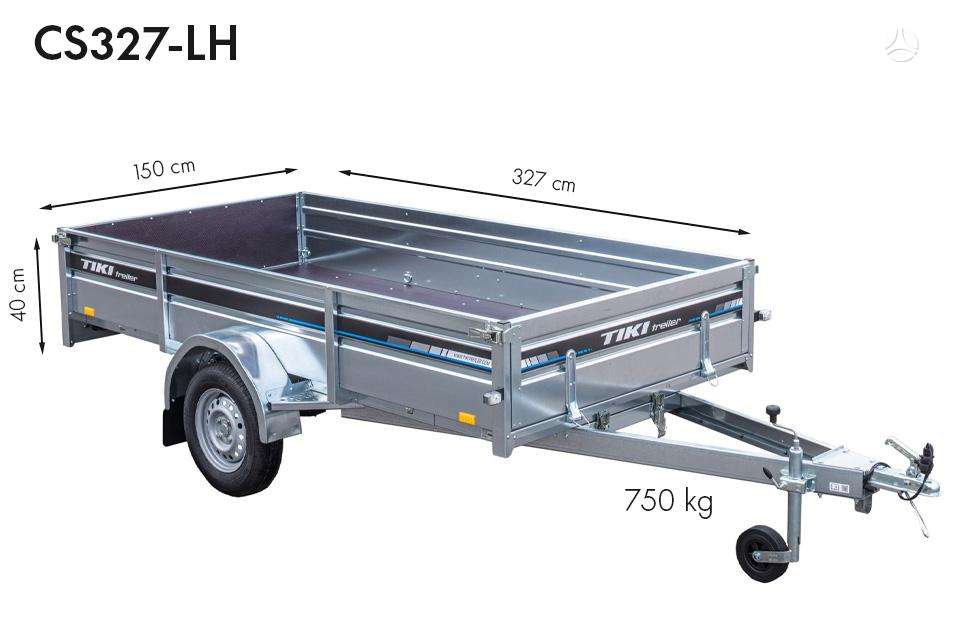 Tiki Treiler CS serija, passenger car trailers