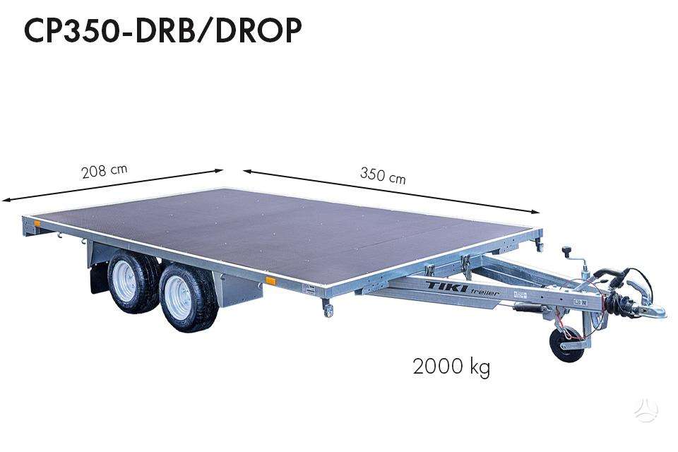 Tiki Treiler Platformos, flatbed