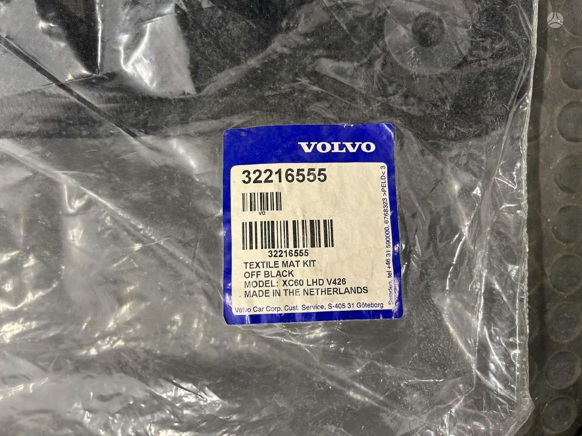 Volvo XC60, 32216555, kilimėliai