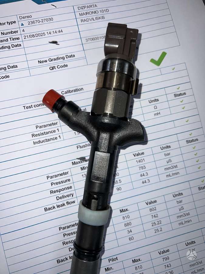 Toyota Previa, 23670-27030, injection system
