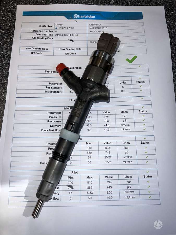 Toyota RAV4, 23670-27030, injection system