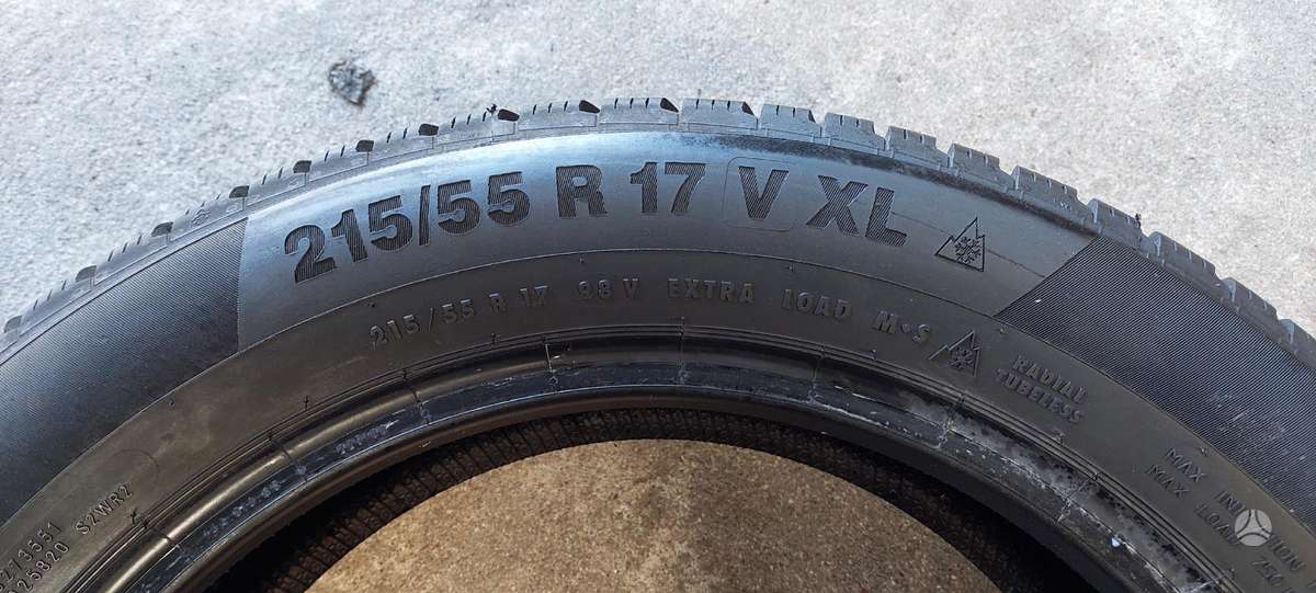 Continental, winter 215/55 R17