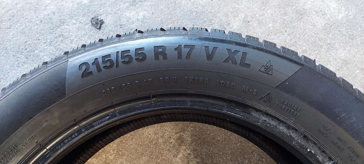 Continental, žieminės 215/55 R17