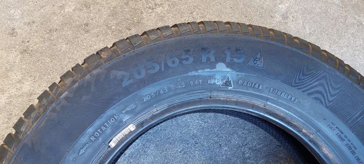 Continental, winter 205/65 R15