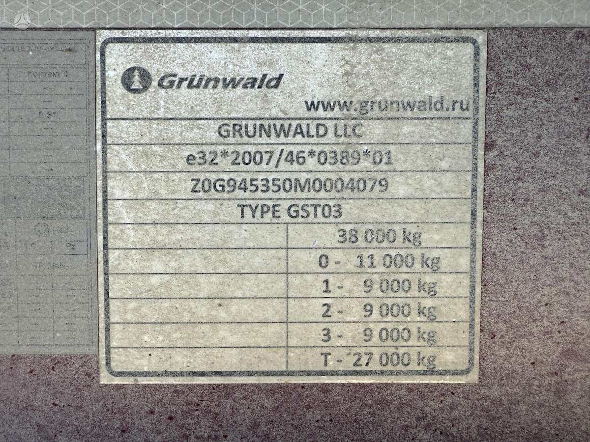 GRUNWALD, dumper / tipper