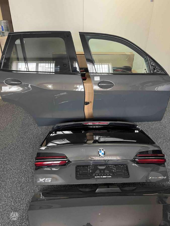BMW X5 bumpers, doors, engine