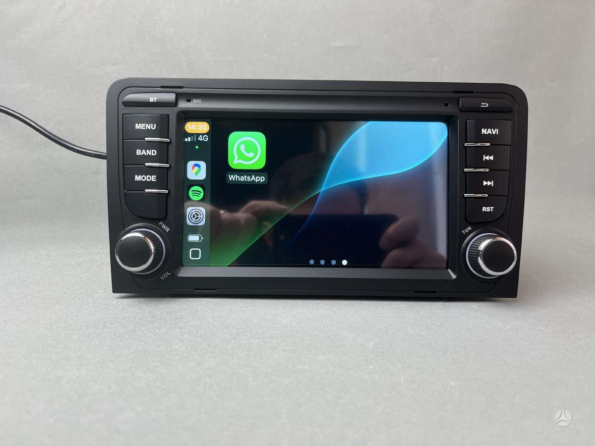 Audi Audi A3 8P 2003 - 2012 Androidas su carplay, multimedia and navigation