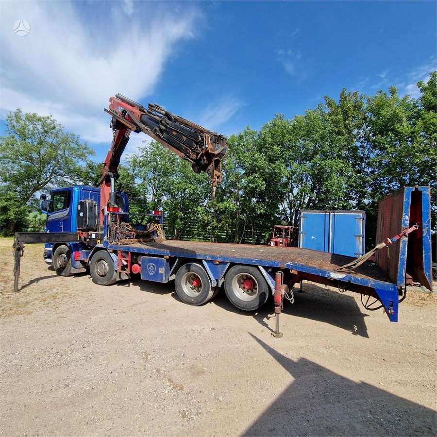 Scania R480 + EFFER 305.11 6S, с краном